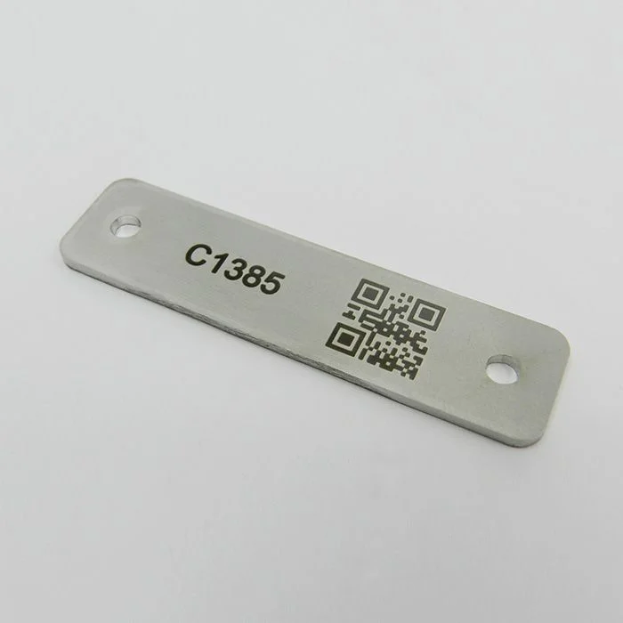 Código Data Matrix / QR grabado en metal